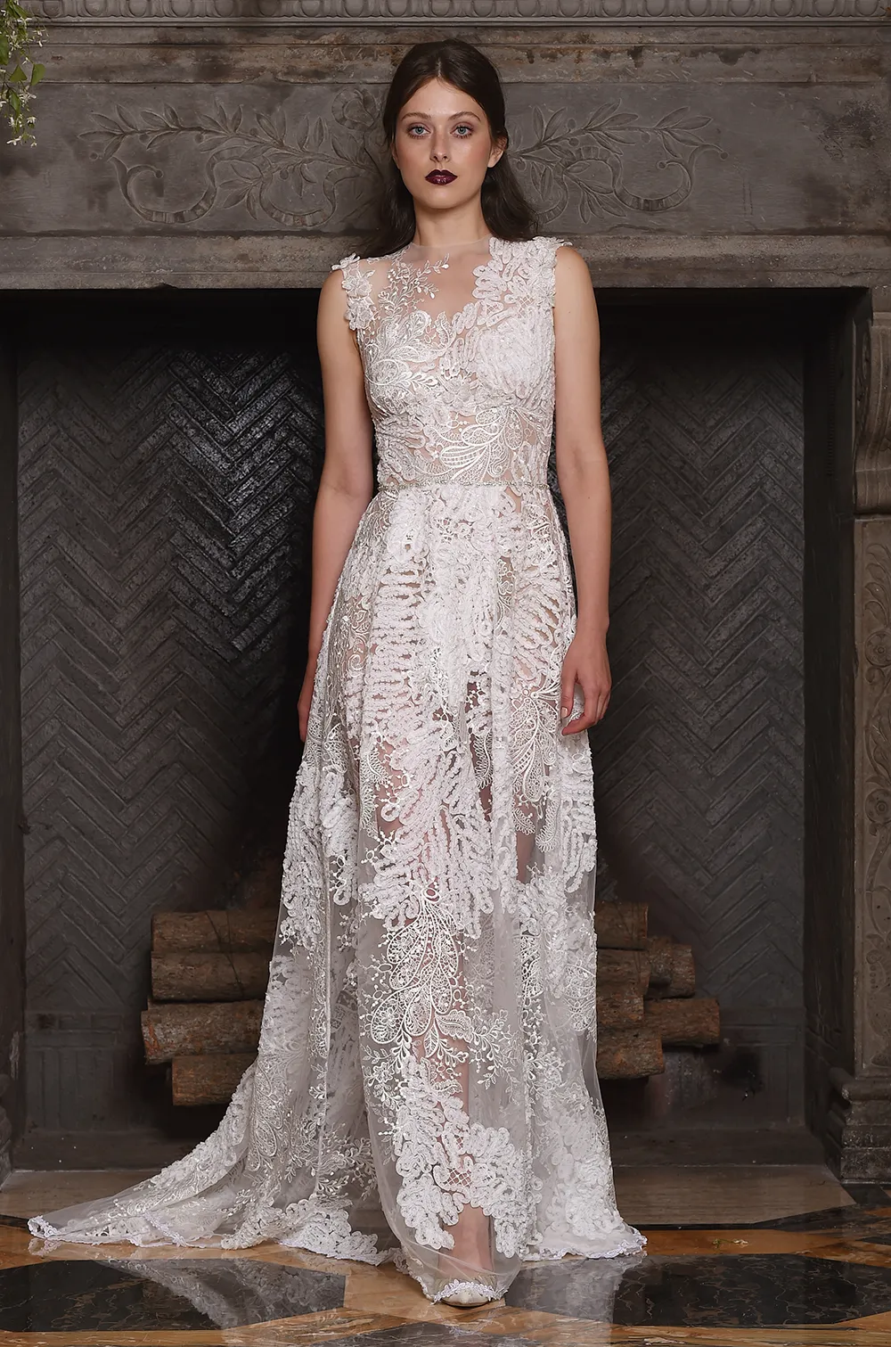 Snow - Claire Pettibone 2017 Collection. theweddingnotebook.com