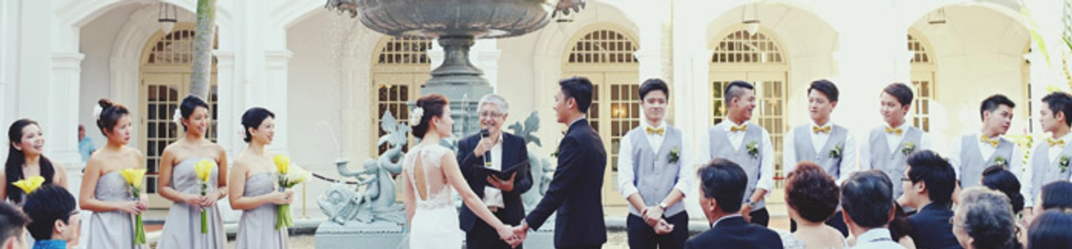 A Classic Outdoor Wedding At Raffles Hotel Singapore