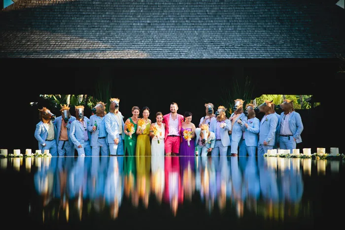 Crazy cool destination wedding in Bali. Aidan Dockery Wedding Photography. theweddingnotebook.com