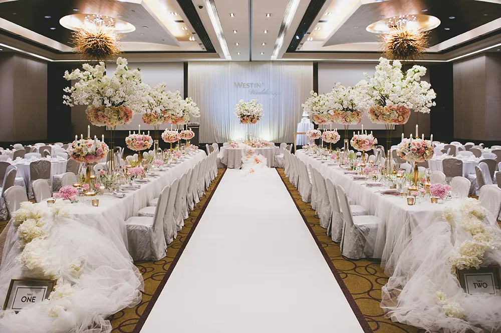 The Westin Kuala Lumpur wedding. Styling by The Wedding Notebook. Photography by Inlight Photos. theweddingnotebook.com