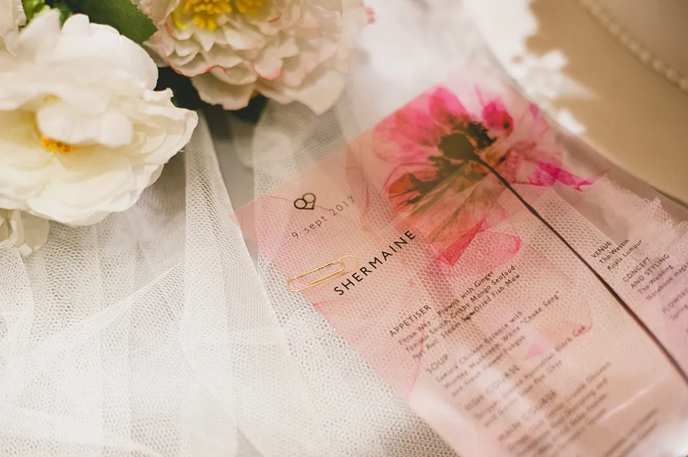 The Westin Kuala Lumpur wedding. Styling by The Wedding Notebook. Photography by Inlight Photos. theweddingnotebook.com