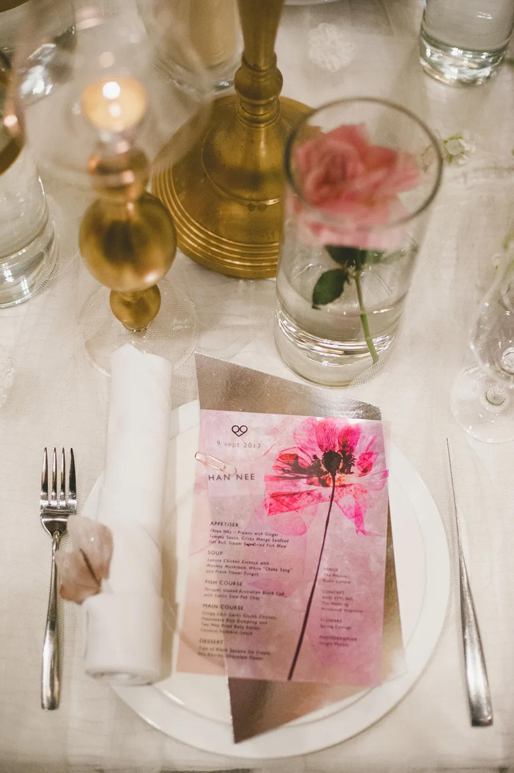 The Westin Kuala Lumpur wedding. Styling by The Wedding Notebook. Photography by Inlight Photos. theweddingnotebook.com