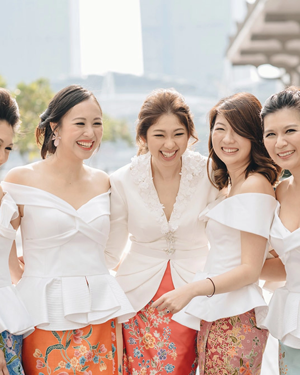 Elegant Wedding with a Peranakan Twist at The Clifford Pier, Fullerton Bay Hotel Singapore