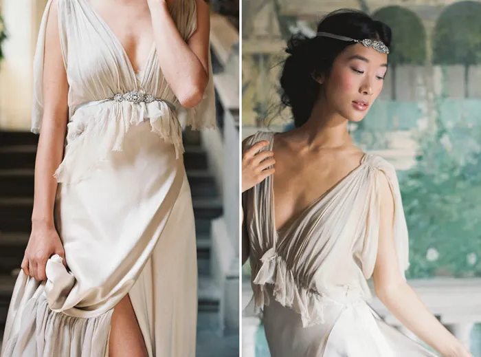 Leanne Sash/Headband –Enchanted Atelier By Liv Hart Fall 2015 Collection. Photo by Laura Gordon Photography. theweddingnotebook.com