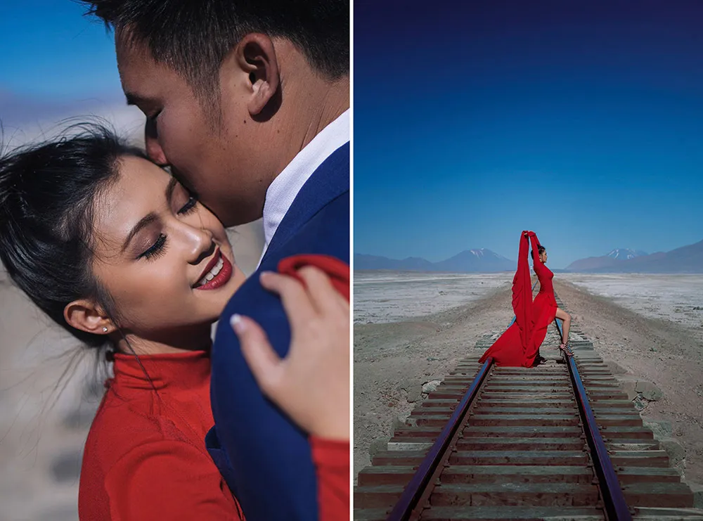 Photography by Metrophoto. Destination bridal portraits in Bolivia. theweddingnotebook.com