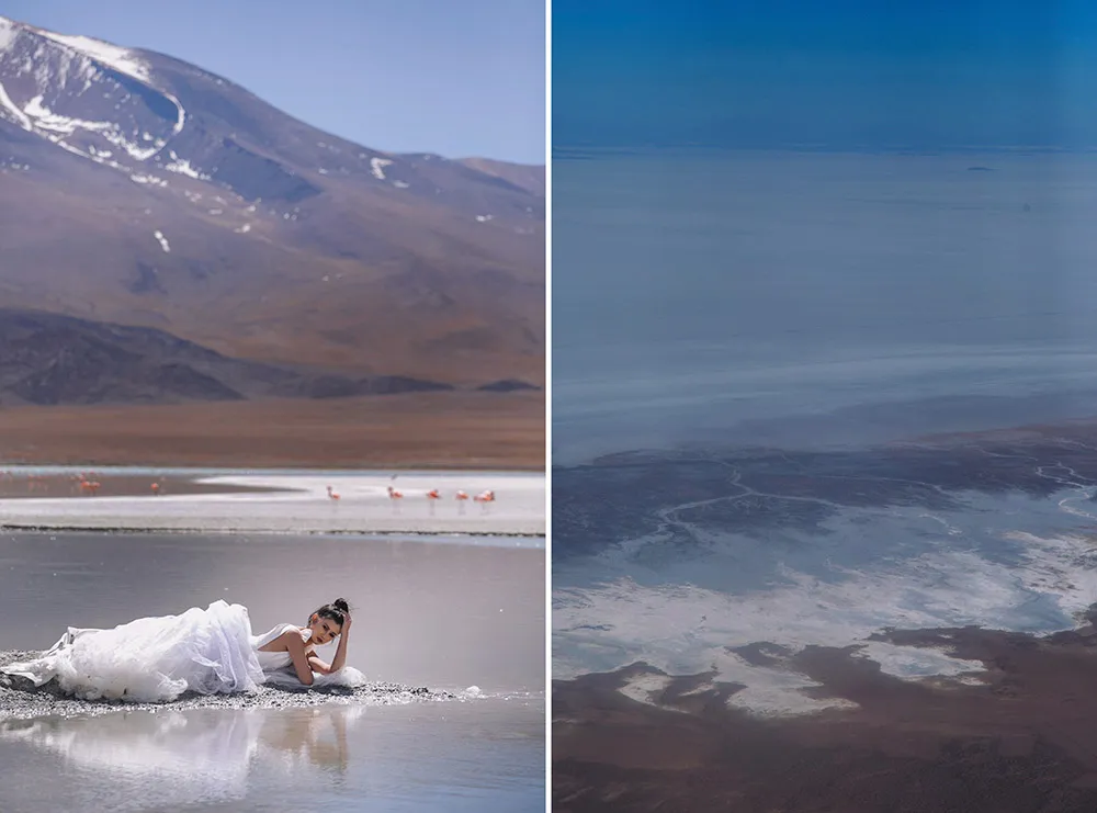 Photography by Metrophoto. Destination bridal portraits in Bolivia. theweddingnotebook.com