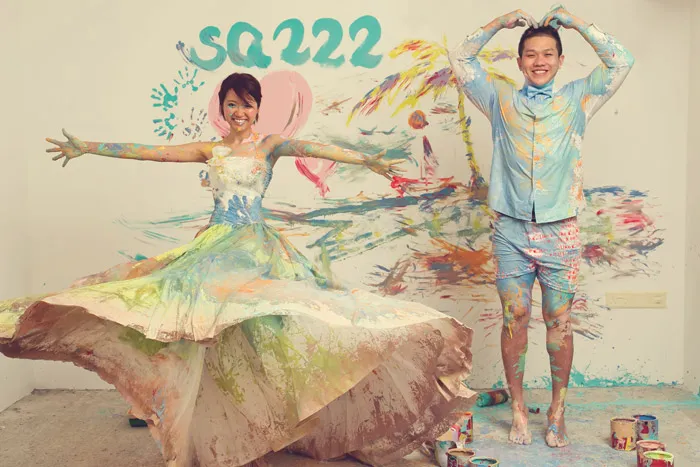 theweddingnotebook.com. Raymond Phang Photography. Colourful wedding photos