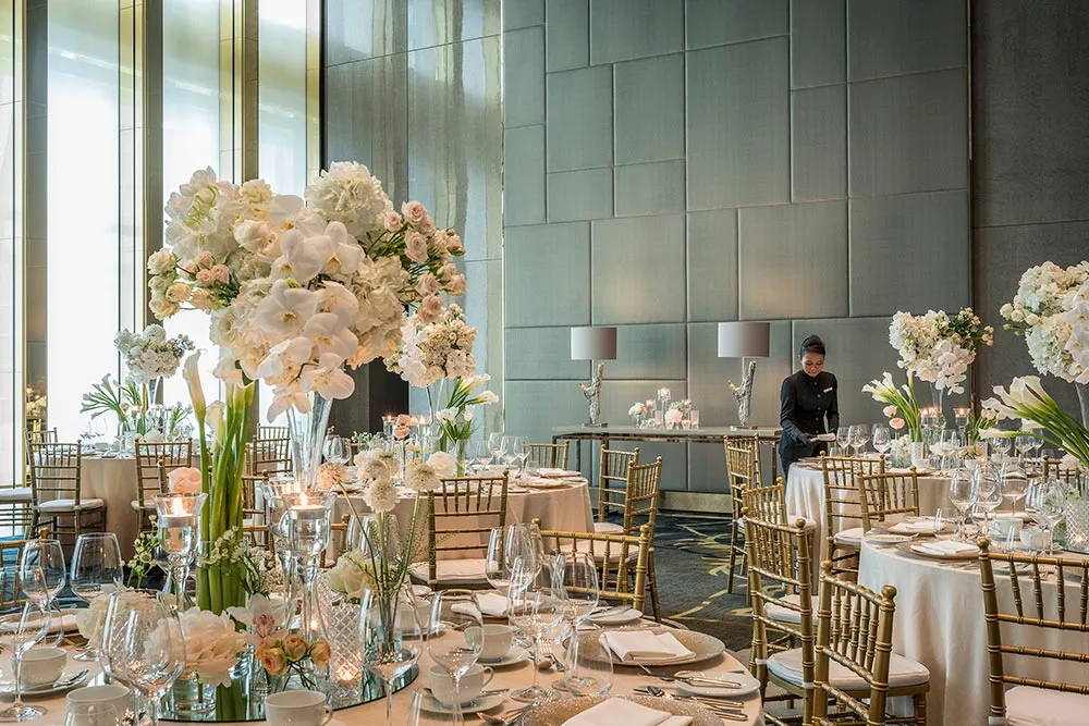 Four Seasons Kuala Lumpur ballroom wedding. theweddingnotebook.com