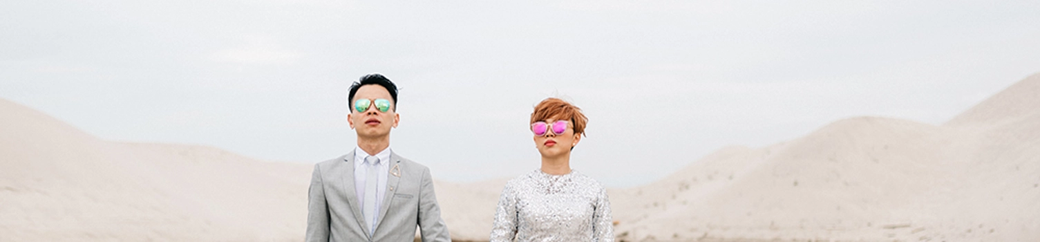 Futuristic Themed Bridal Portraits in the Desert