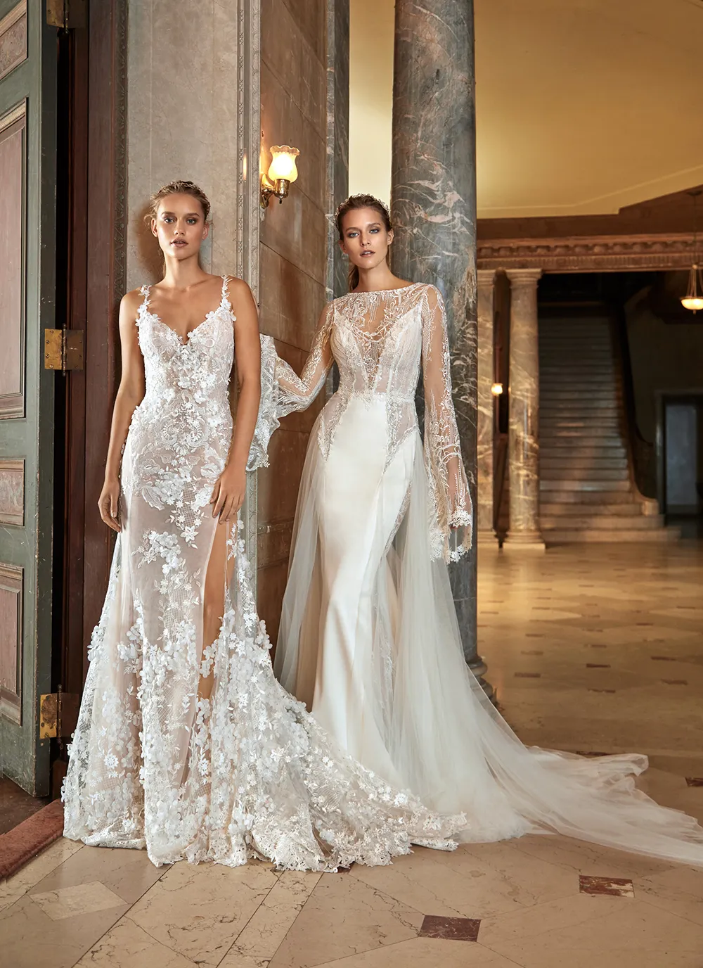 Kira and Penelope - Galia Lahav Fall 2017 Bridal Collection. theweddingnotebook.com