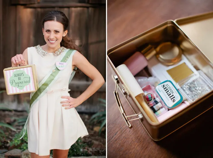 Bridesmaid's box. Beau & Arrow Events. Photo by Swoon by Katie. theweddingnotebook.com