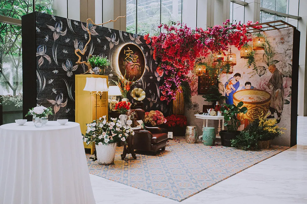 Reception area at Grand Hyatt
