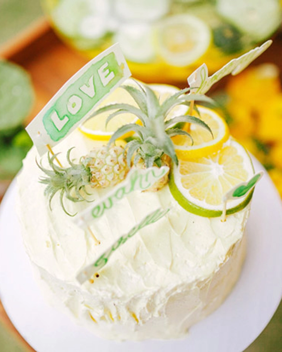 Green And Yellow Tropical Theme