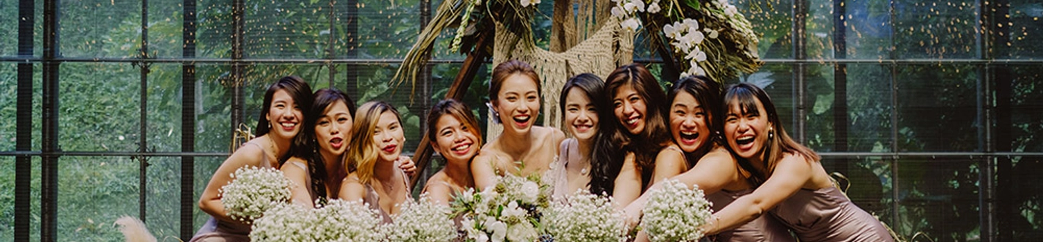 Indoor Wedding with Bohemian Touches at Glasshouse at Seputeh