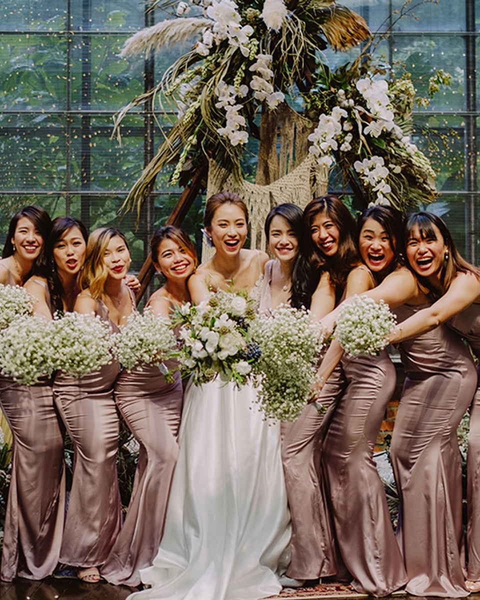 Indoor Wedding with Bohemian Touches at Glasshouse at Seputeh