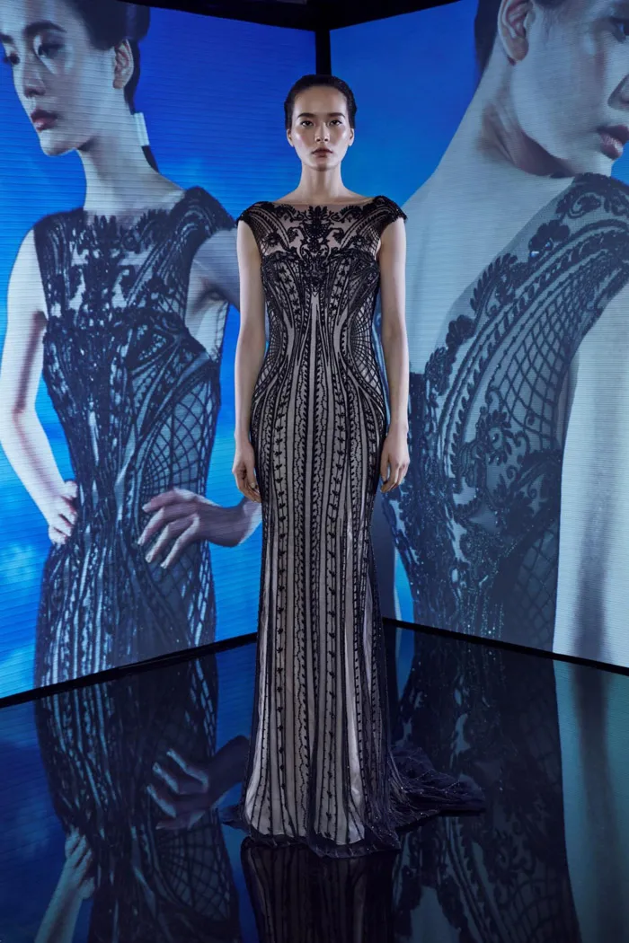 Ines Di Santo Fall 2015 Eveningwear. theweddingnotebook.com