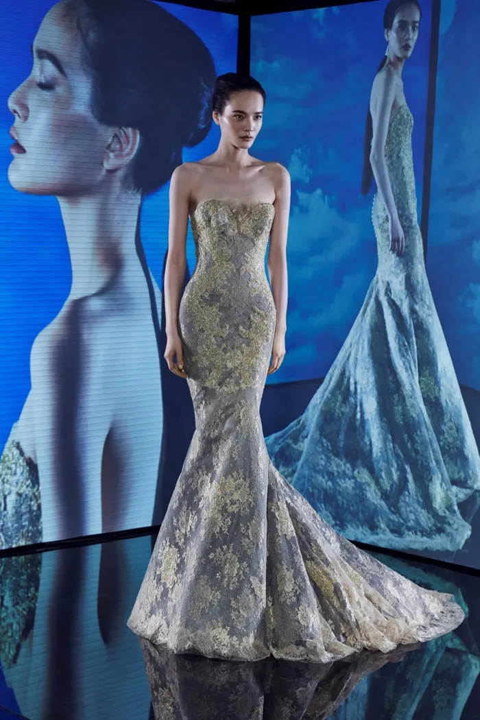 Ines Di Santo Fall 2015 Eveningwear. theweddingnotebook.com