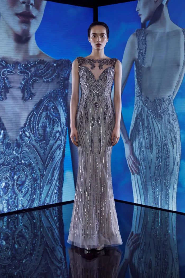 Ines Di Santo Fall 2015 Eveningwear. theweddingnotebook.com