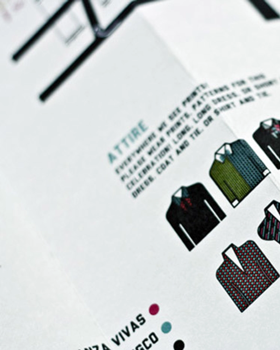 Infographic Wedding Invitations