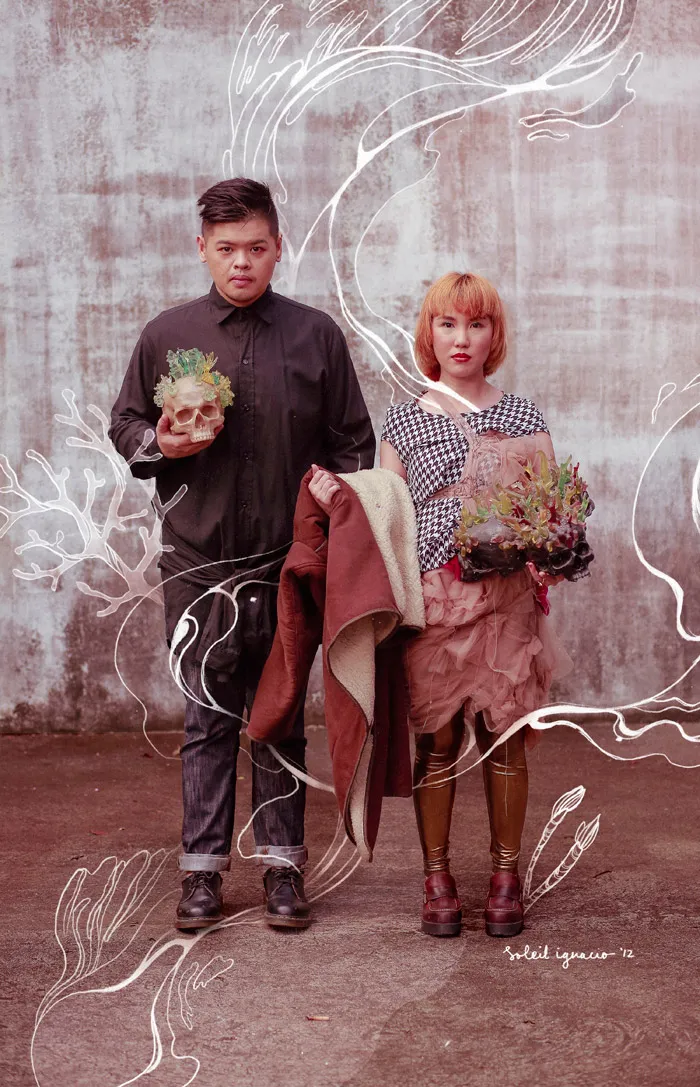 Photography by MangoRed. Illustration work by Soleil Ignacio. theweddingnotebook.com