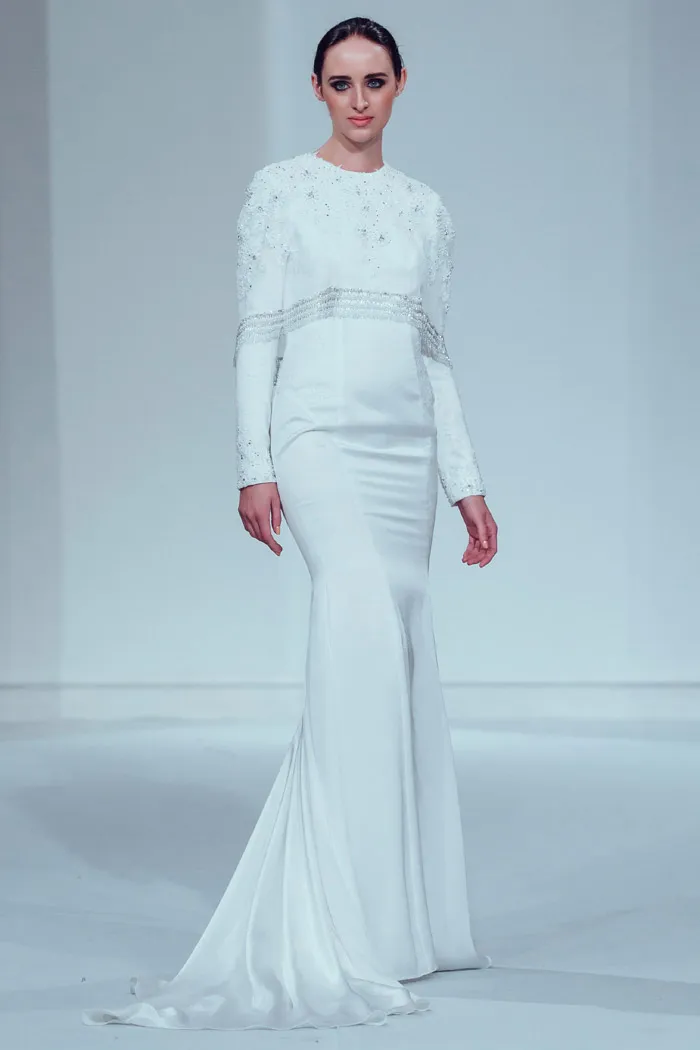 Photo by Funkydali/WAF. Innai Red 2015 Bridal Collection. theweddingnotebook.com