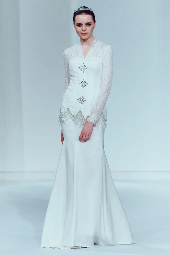 Photo by Funkydali/WAF. Innai Red 2015 Bridal Collection. theweddingnotebook.com