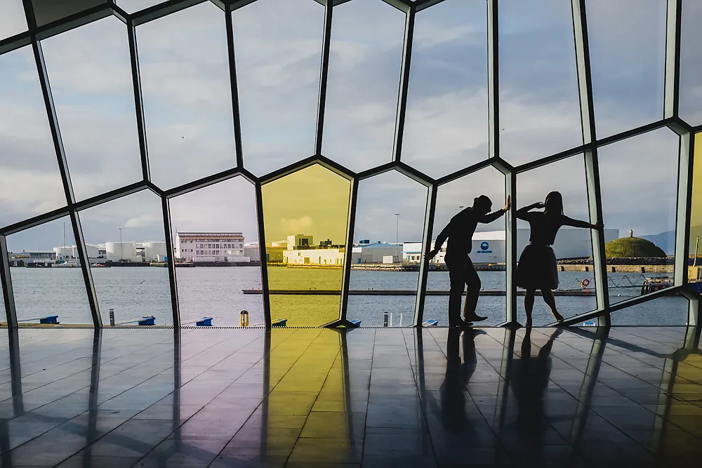 Harpa Concert Hall, Iceland. Rowell Photography. theweddingnotebook.com