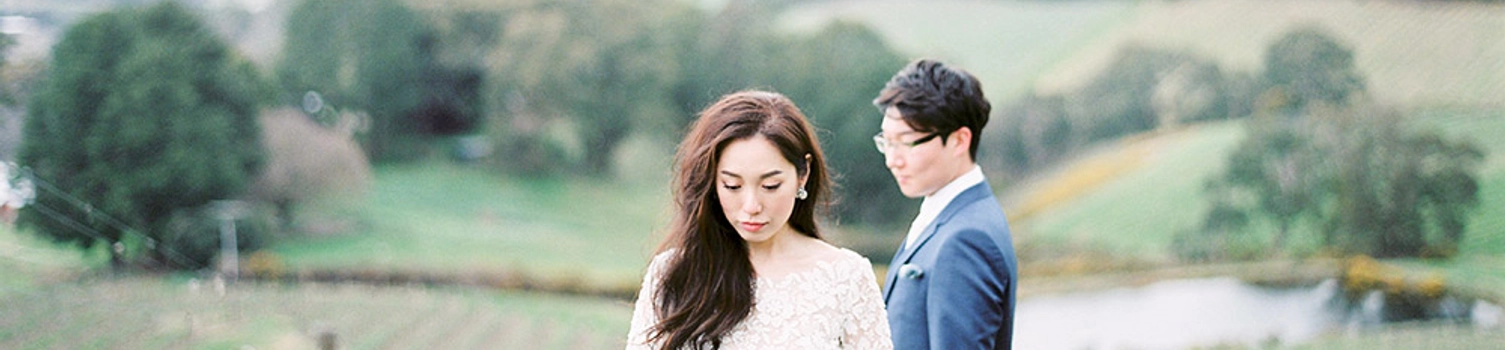 Intimate Bridal Portraits on Film Photography Amid Lush Greenery in Adelaide