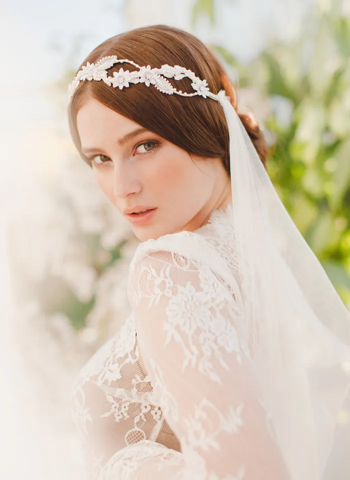 Jannie Baltzer Couture Headpieces 2014 Collection. theweddingnotebook.com