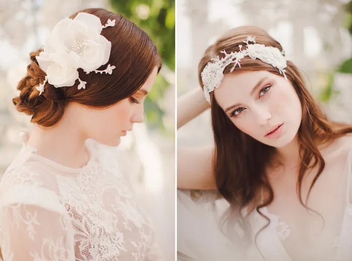 Jannie Baltzer Couture Headpieces 2014 Collection. theweddingnotebook.com
