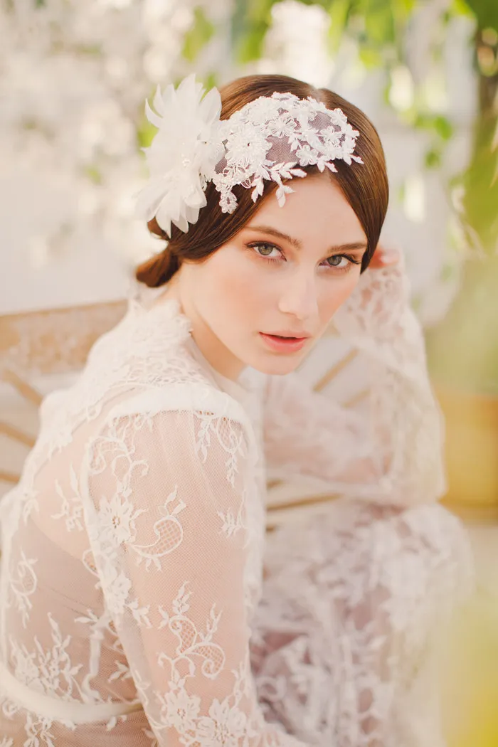 Jannie Baltzer Couture Headpieces 2014 Collection. theweddingnotebook.com