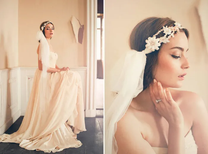 Charlie Veil – Jannie Baltzer Couture Headpieces 2015 Collection. theweddingnotebook.com