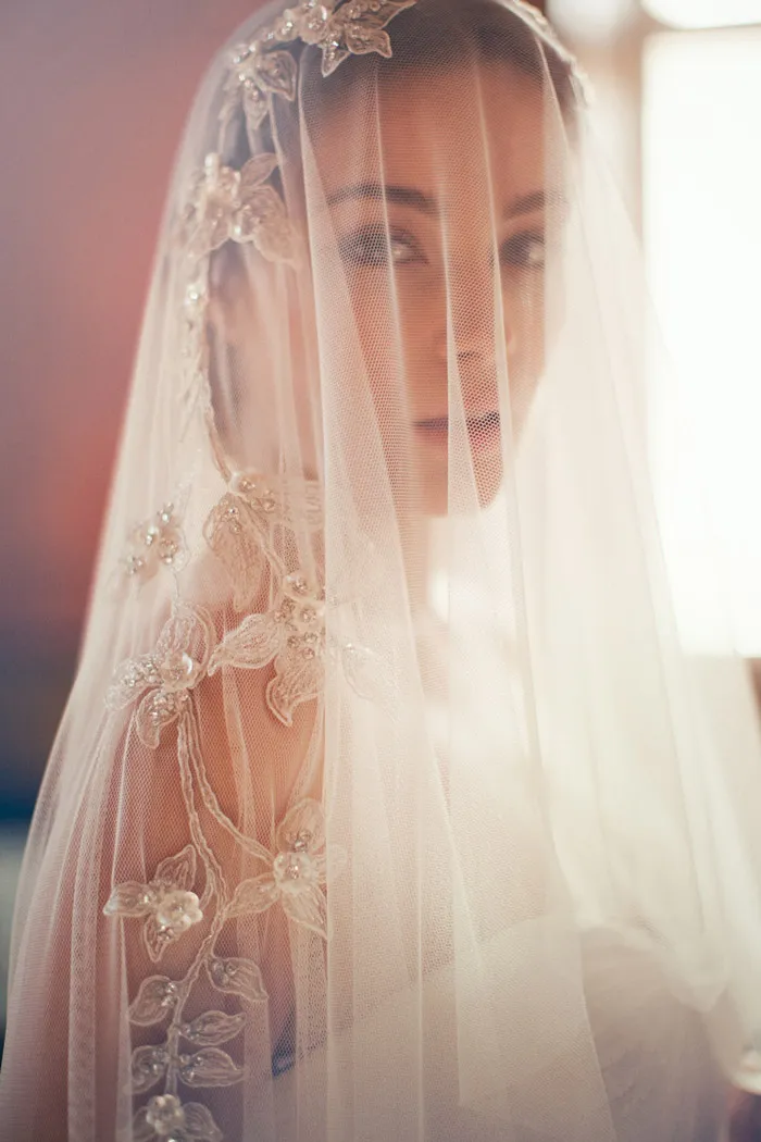 Magna Veil – Jannie Baltzer Couture Headpieces 2015 Collection. theweddingnotebook.com