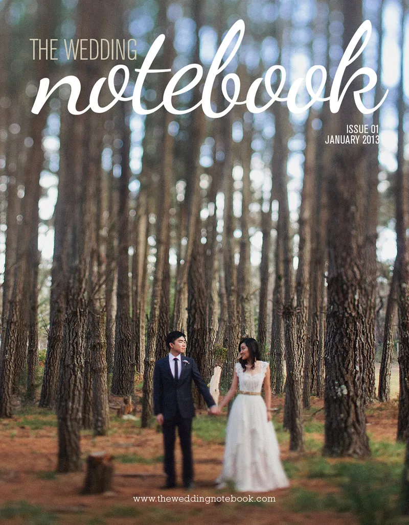 The Wedding Notebook magazine January 2013