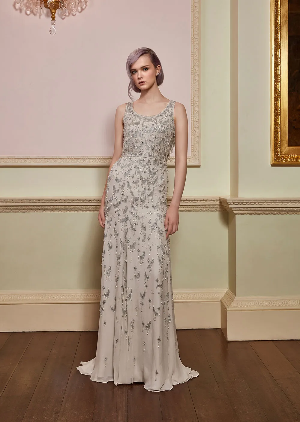 Treasure Barley - Jenny Packham 2018 Bridal Collection. theweddingnotebook.com