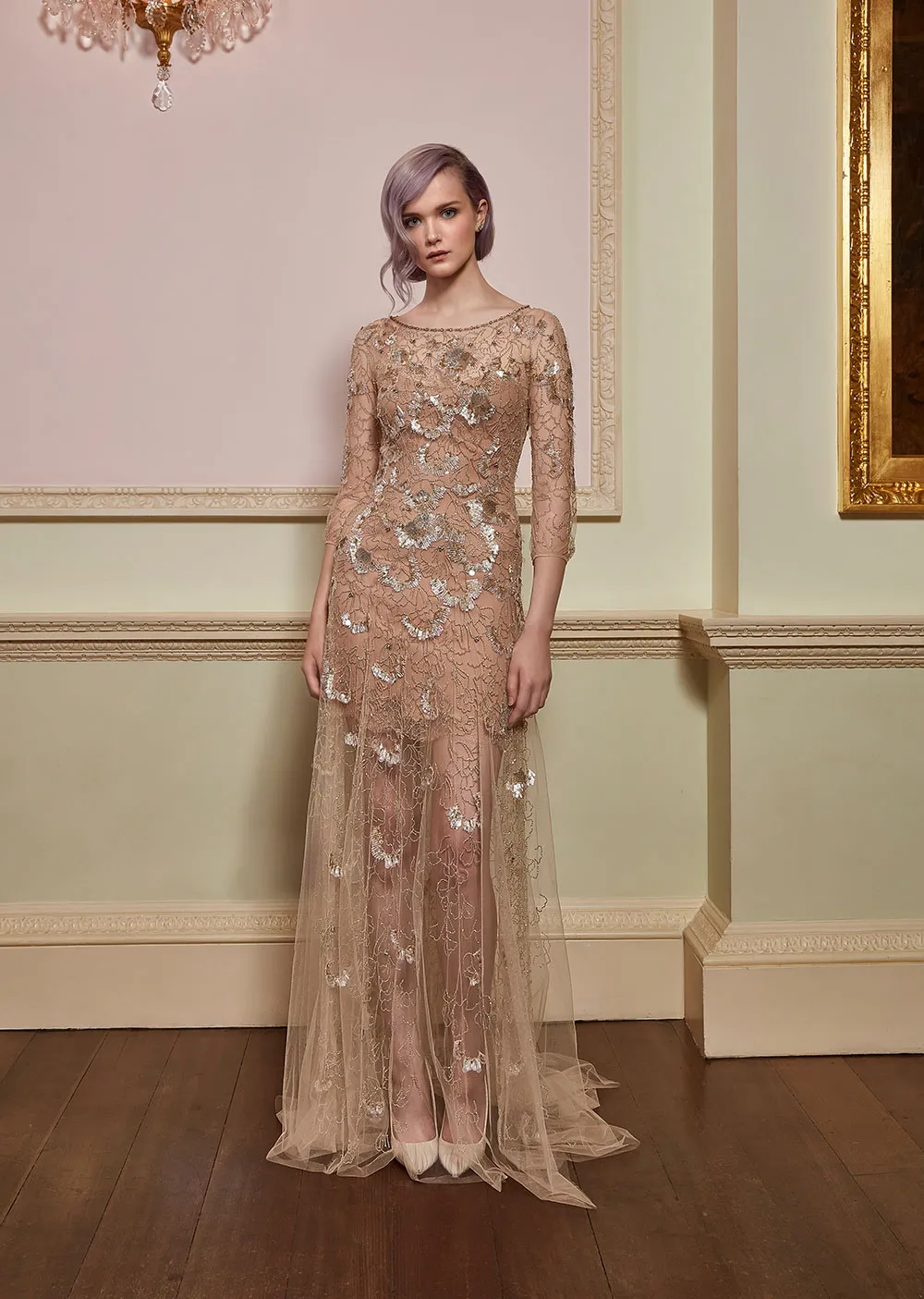 Freedom Barley - Jenny Packham 2018 Bridal Collection. theweddingnotebook.com