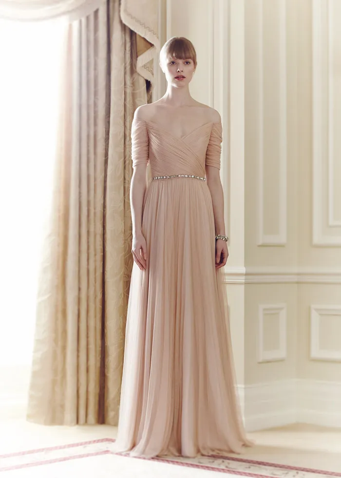 Belle – Jenny Packham Spring 2014 Collection. theweddingnotebook.com