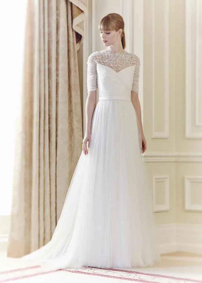 Mary – Jenny Packham Spring 2014 Collection. theweddingnotebook.com