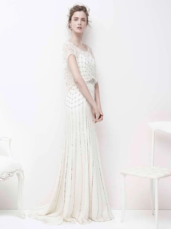 Bardot – Jenny Packham Spring 2015 Bridal Collection. theweddingnotebook.com