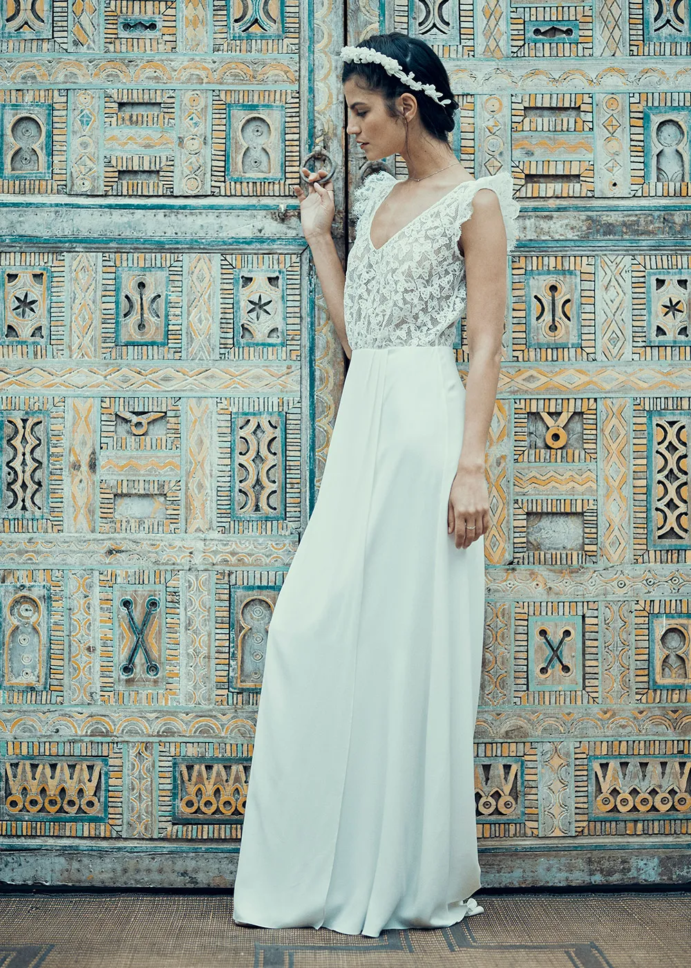 Crimee dress - Laure de Sagazan 2019 Bridal Collection. theweddingnotebook.com