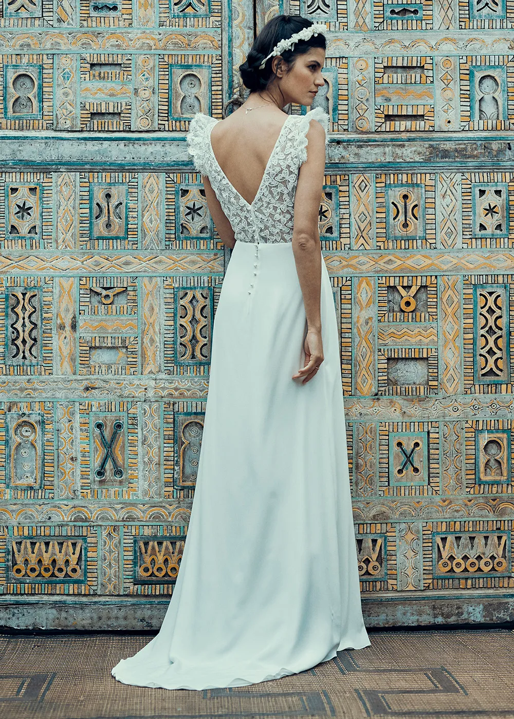 Crimee dress - Laure de Sagazan 2019 Bridal Collection. theweddingnotebook.com