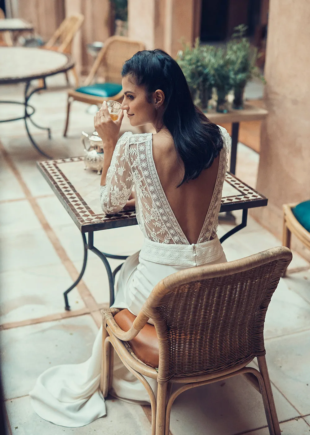 Pyrenees dress - Laure de Sagazan 2019 Bridal Collection. theweddingnotebook.com