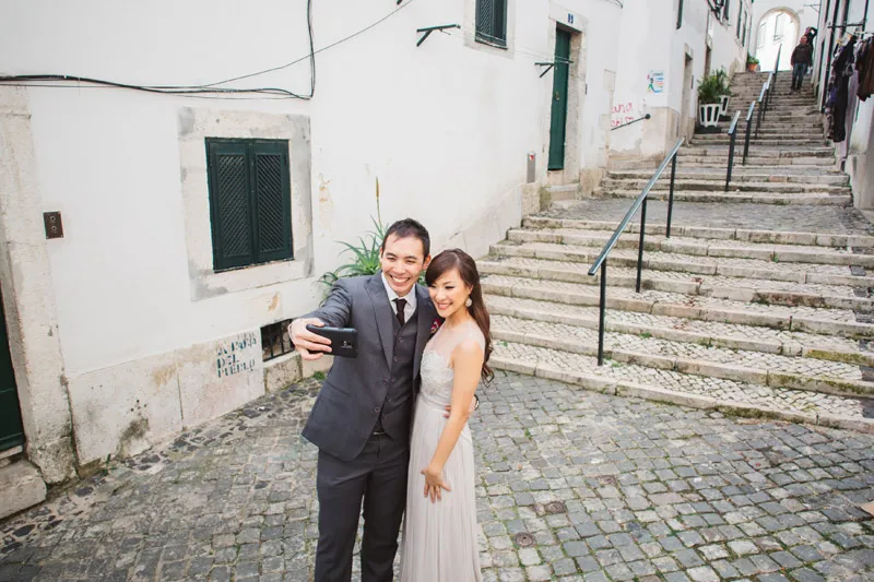 Lisbon, Portugal. Photo by Hugo Coelho Fotografia. theweddingnotebook.com