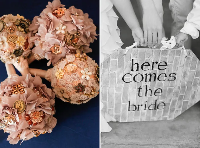 Wedding party details. Photography by MangoRed. theweddingnotebook.com