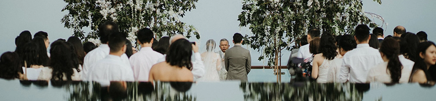 Magnificent Ocean Wedding at The Edge Bali