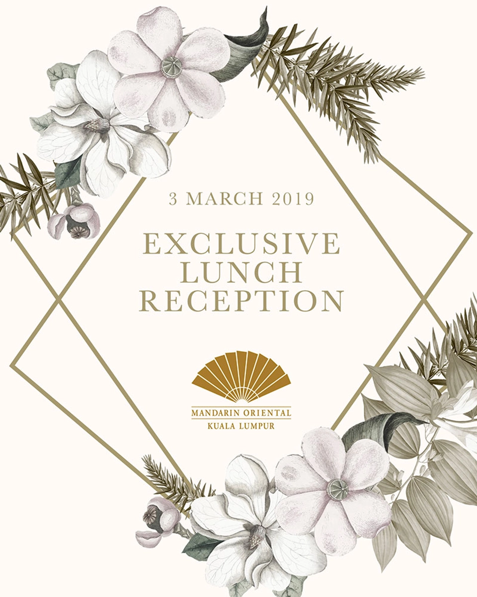 Mandarin Oriental Kuala Lumpur Exclusive Lunch Invites Giveaway (ended)