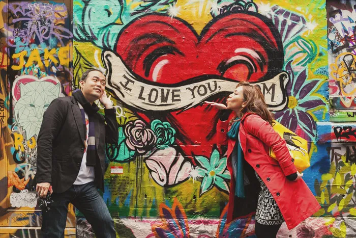 Colourful Melbourne Bridal Portraits. Photo by WeFreeze Photography. theweddingnotebook.com
