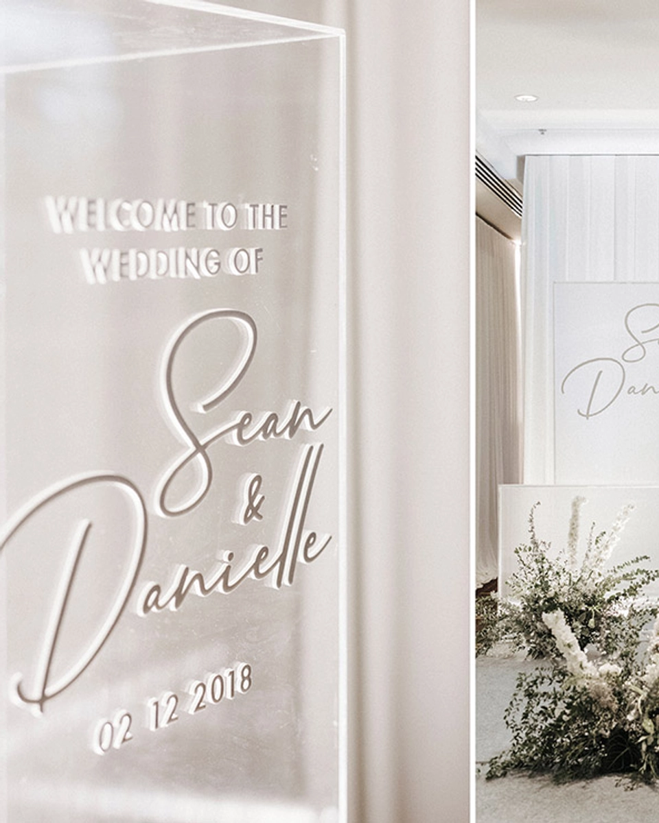 Minimalist Contemporary Ivory Wedding at Hilton Kuching