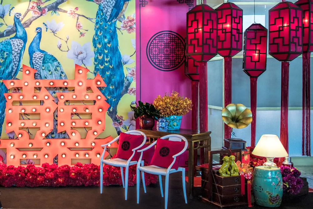 Hilton Kuala Lumpur Oriental Theme. theweddingnotebook.com