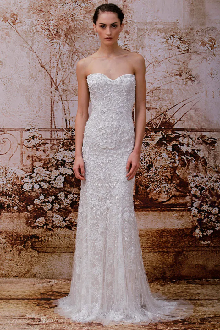 Monique Lhuillier Fall 2014 Bridal Collection. theweddingnotebook.com